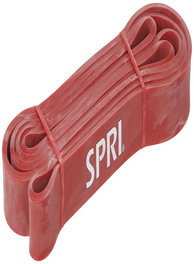SPRI Superbands - Resistance Band for Assisted Pull-ups, Core Fitness, and Strength Training Resistance Exercises - Versatile Tool for Flexibility, Stamina, and Balance - 1", Red - Image 2