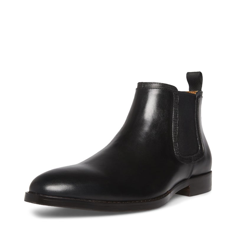Steve Madden Men's Duke Dress Chelsea Boot, Black Leather, 7 M - Image 5