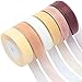 Shappy 6 Rolls Organza Ribbon Sheer Chiffon Ribbon Bulk for Wrapping Decorating Valentine Wedding Birthday Bouquet Garland50 Yard Each RollFresh Color - Image 1