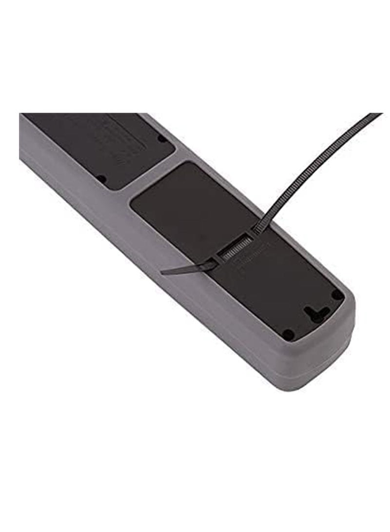 باور لوك اي لوك مشترك سيليكون 3 مخرج و 2 USB اسود - Image 3