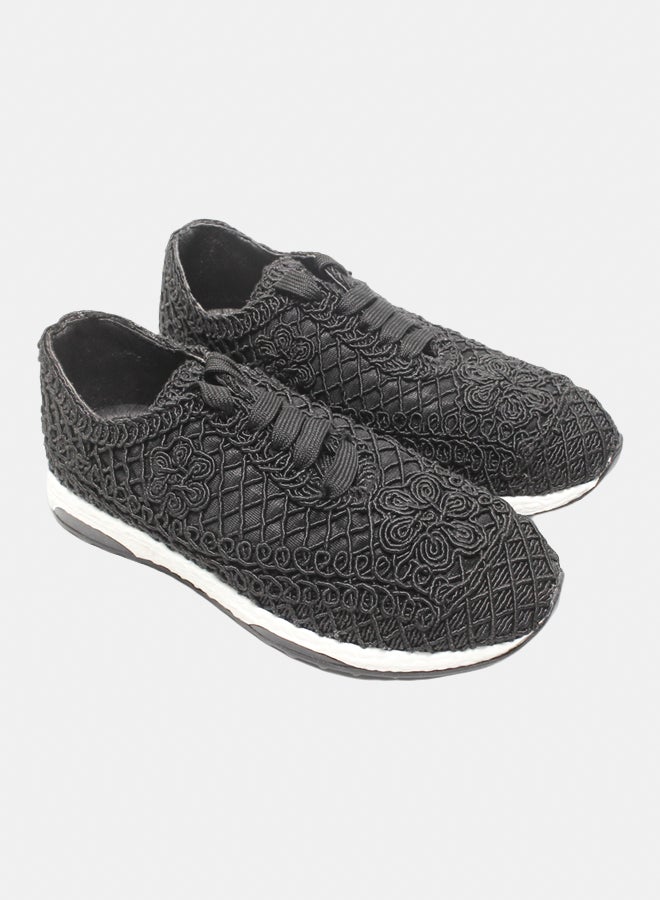 Glitter Women Sneakers - Black - Image 1