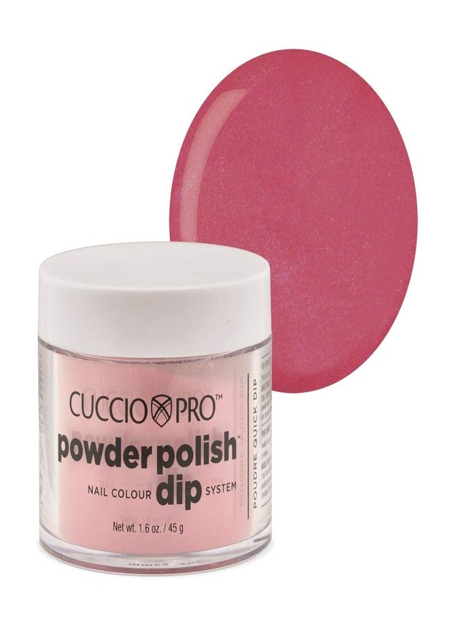 Cuccio Naturale Cuccio Pro Cuccio Pro Powder Polish Nail Colour Dip System - Rose With Shimmer 2 Oz, 2 Ounce - Image 1