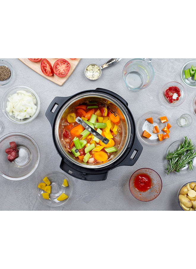 nutricook غطاء زجاجي نيوتري كوك من نيوتري بوليت - 22 سم، متوافق مع جميع الأواني الذكية سعة 6 لتر، شفاف  - Image 3