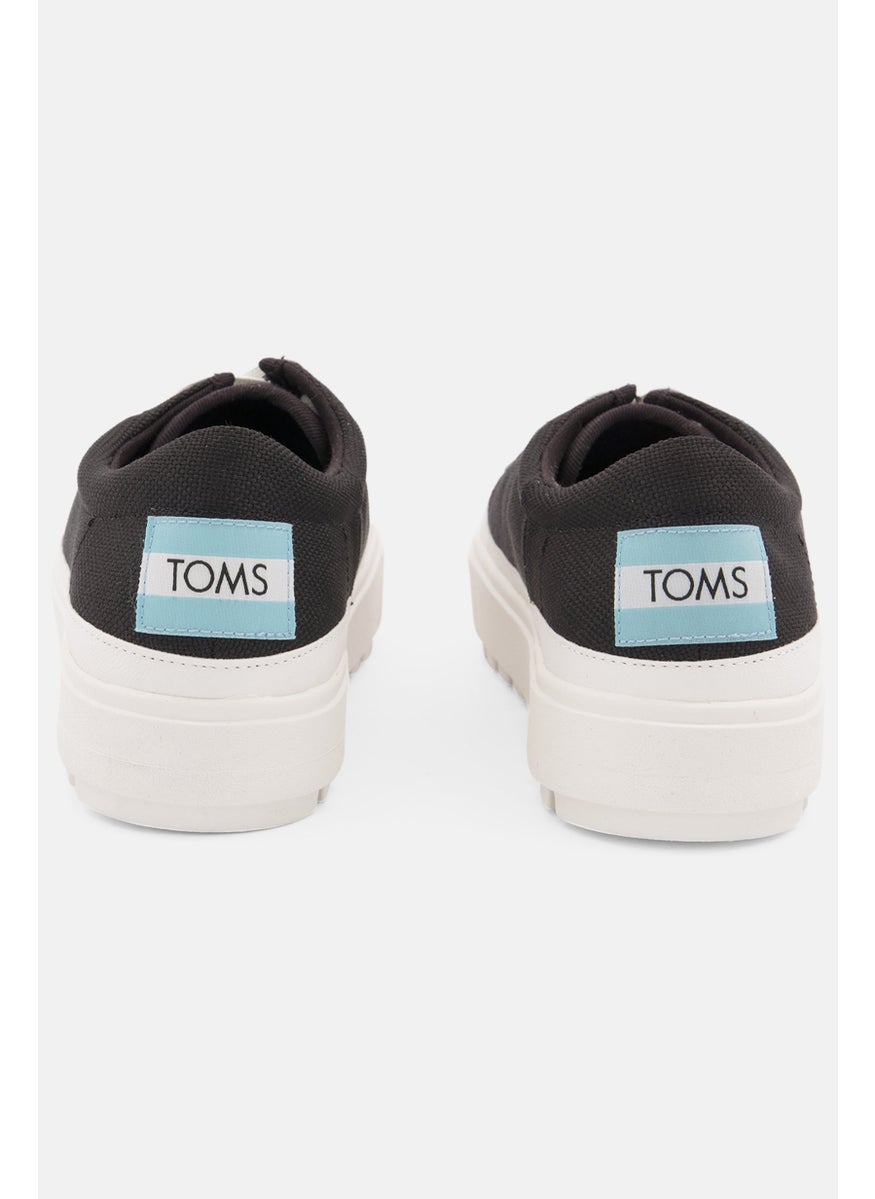 TOMS Women Lace Up Casual Shoes, Black  - Image 4