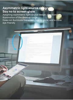 Sharpdo Computer Monitor Light, LED Dimmable Screen Light Bar, Touch Control USB Powered Screen Bar with Stepless Dimming, Eye-Caring Anti-Glare Screen Light, Monitor Lamp.  - Image 4