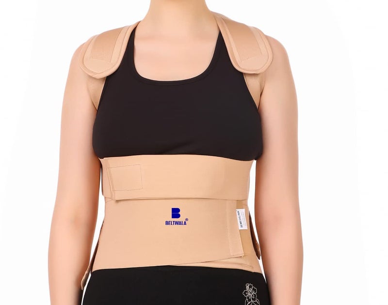 Beltwala ® Taylors Brace Long Type for Spine Immobilization | Supports Dorso Lumbar Spine | 4 Aluminium Strips for Strong Support | Adjustable Universal Size Back Brace for Posture Correction & Pain Relief - Image 5