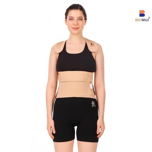 Beltwala ® Taylors Brace Long Type for Spine Immobilization | Supports Dorso Lumbar Spine | 4 Aluminium Strips for Strong Support | Adjustable Universal Size Back Brace for Posture Correction & Pain Relief - Image 3