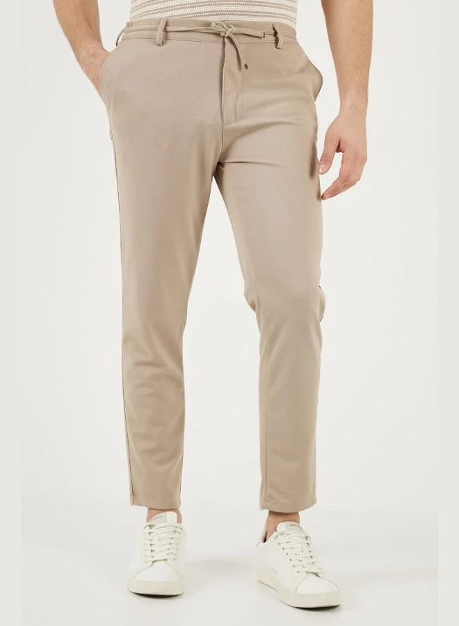 Buratti  Buratti Slim Fit Regular Waist Tapered Leg Trousers Men's Pants 6843654 for Men | Best Price UAE