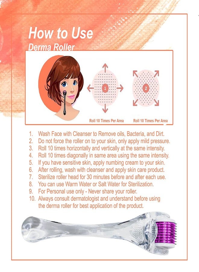 Epyz Transparant Derma Roller With 540 Titanium Alloy Needles (1.5, Pink) - Image 4