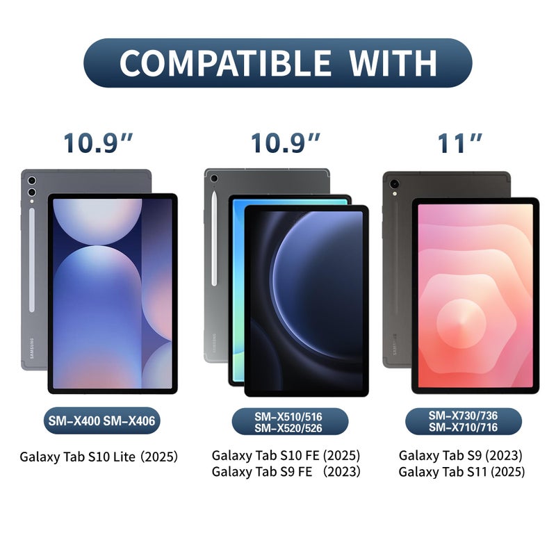 Juvraixo Privacy Screen Protector for iPad A16 10th/11th Gen - 9H Tempered Glass, Anti-Shatter, HD Clear - Image 2