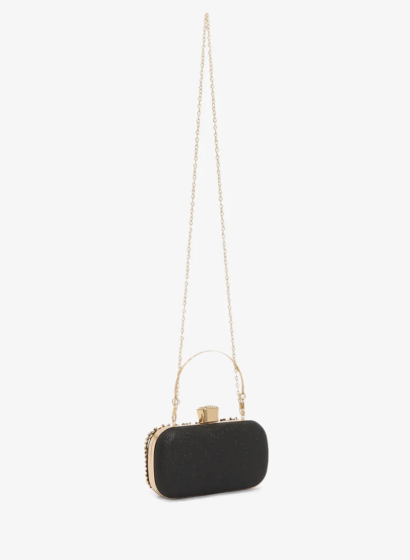 Khizana  Diamonte Mirror Work Embellished Clutch for Women | Best Price UAE