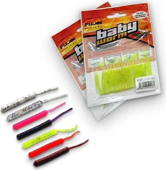 FUJIN Baby Worm 5.2 cm Floating Lrf Silicone New Shirasu Violet