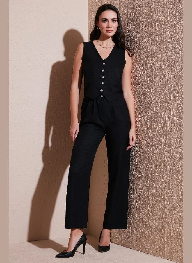 ليلا طقم بدلة نسائية ليلا بقصة عادية وأرجل واسعة