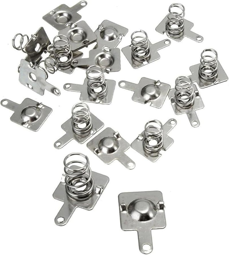 Silver Battery Spring Contact Plate 200pcs 15x9mm Replacement For AA AAA Batteries - Image 5