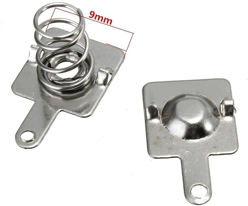 Silver Battery Spring Contact Plate 200pcs 15x9mm Replacement For AA AAA Batteries - Image 4