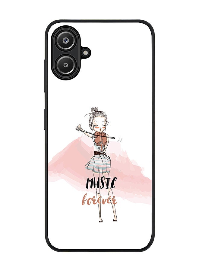 Stylizedd For Samsung Galaxy A06 Case,Slim fit Camera Protection, Shockproof Thin Phone cover - Music Forever - Image 1