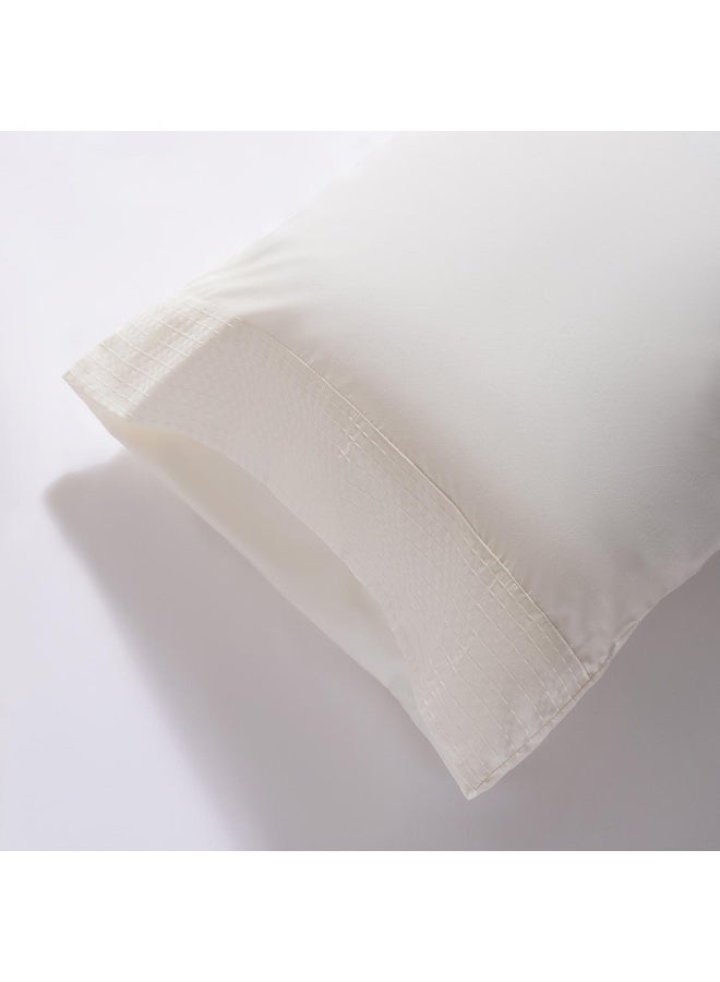 Pan Home Elegance 2-Piece Pillow Case Set 50x75cm - Cream - Image 4