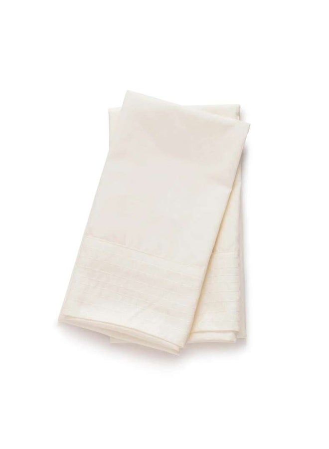 Pan Home Elegance 2-Piece Pillow Case Set 50x75cm - Cream - Image 3