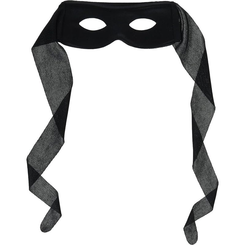 Amscan Black Halloween Thief Bandit Masquerade Mask 1pc - Image 2