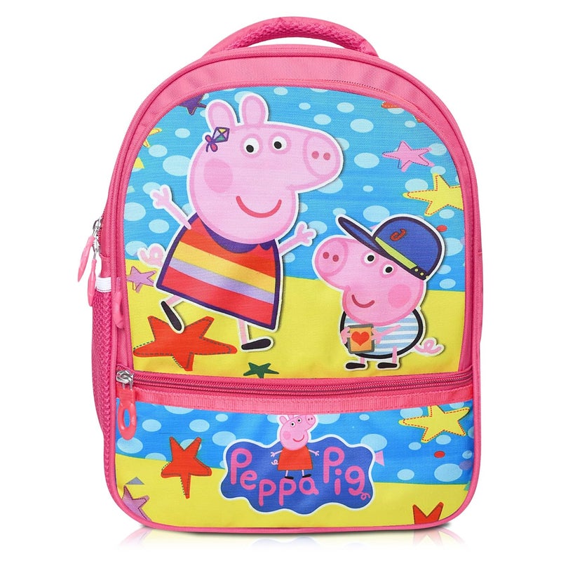 Stylbase Cartoon Printed School Bag for Boys and Girls | Waterproof Backpack Bag for Travelling Sports | Kids Bag Ideal for UKG Nursery 1st Class | School Bags for 5 7 Years 15 Inches Multicolor - Image 1