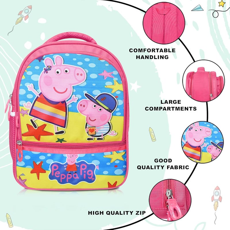 Stylbase Cartoon Printed School Bag for Boys and Girls | Waterproof Backpack Bag for Travelling Sports | Kids Bag Ideal for UKG Nursery 1st Class | School Bags for 5 7 Years 15 Inches Multicolor - Image 3