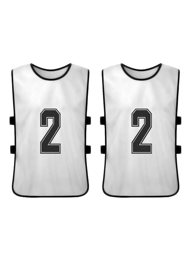 Y&D Sports Pinnies Numbered Practice Vest Pennies For Soccer Basketball Jersey Bibs,Set Of 12 Youth Adults Team  - Image 2