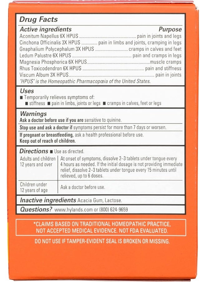 Hyland's Hylands - Leg Cramps 50 Tablets - Image 2