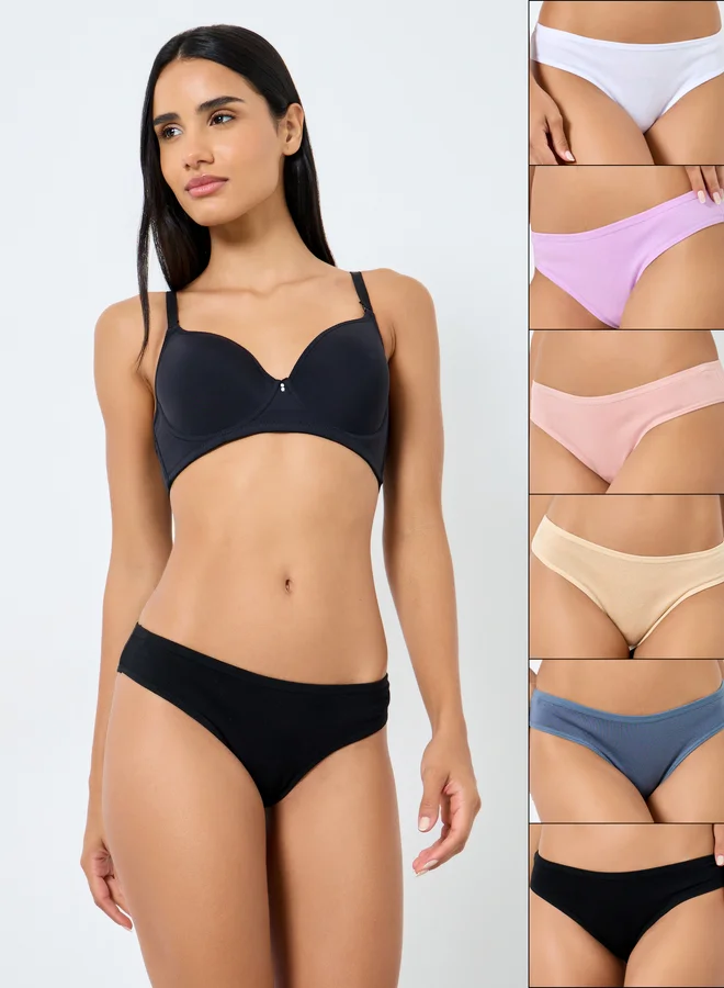 ستايلي مجموعة من 6 - سروال داخلي بيكيني