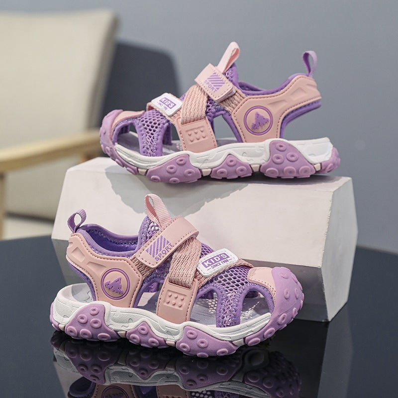 Boys Wrap-Toe Sandals Summer Non-Slip Children'S Sports Beach Shoes Big Kids Casual Boys Sandals - Image 4