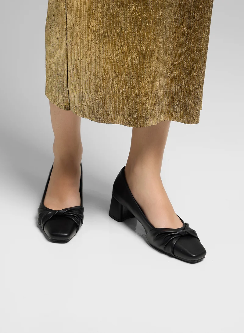 ELLA Square Toe Pump