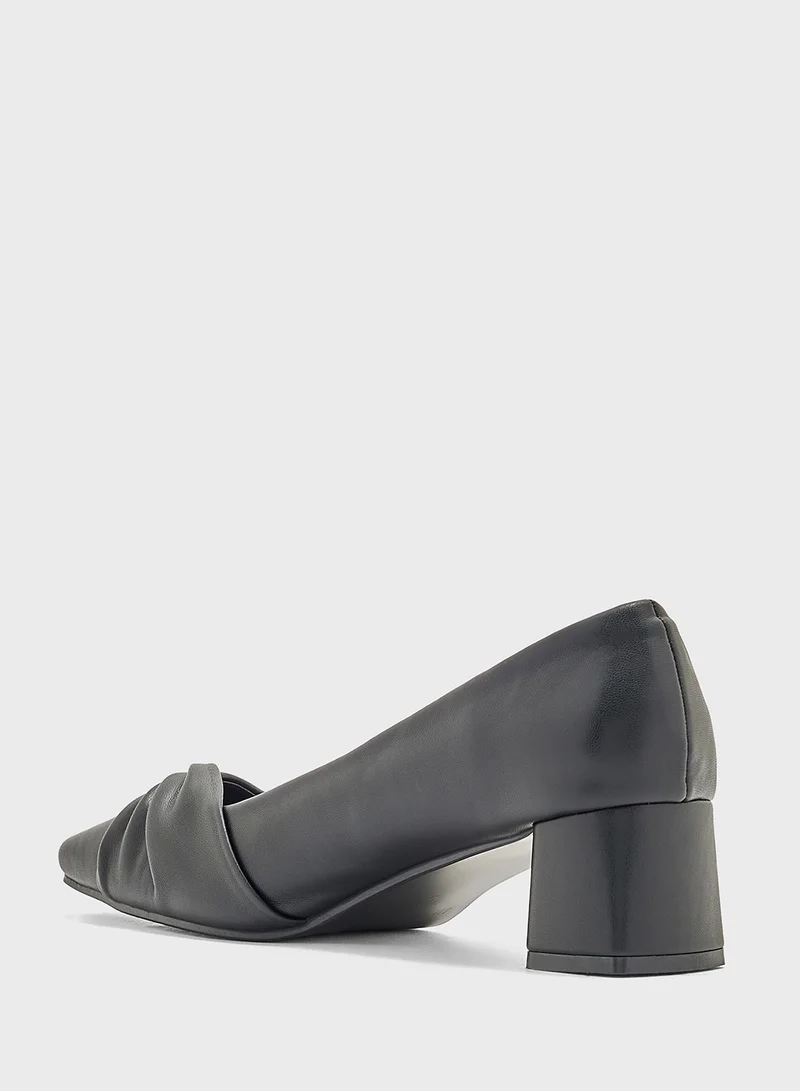 ELLA Square Toe Pump