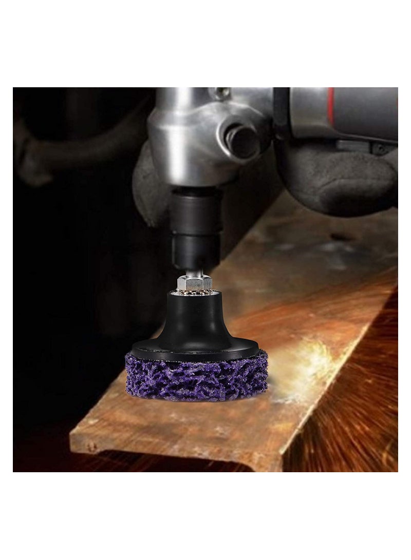 SOLARAE 11 Pack 2" Quick Change Easy Strip It Discs for Drill-Strips Paint, Cleans Welds Rust Removal Wheel - Image 4