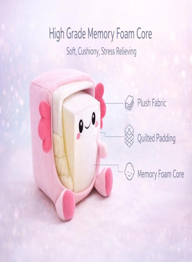 TeraaBliss Cute Plush Toy Soft Stuffed Animal for Kids & Adults | Kawaii Cartoon Plush Cushion | Gift for Birthday, Baby Shower & Room Décor (Dark Pink) - Image 2