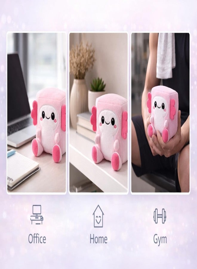 TeraaBliss Cute Plush Toy Soft Stuffed Animal for Kids & Adults | Kawaii Cartoon Plush Cushion | Gift for Birthday, Baby Shower & Room Décor (Dark Pink) - Image 3