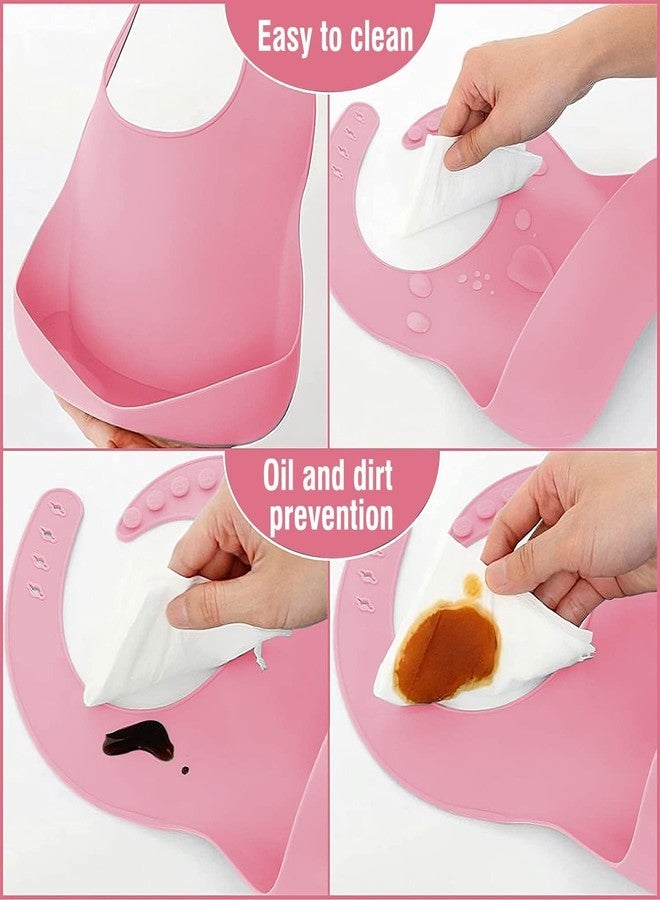 CRADIAX Silicone Baby Feeding Set Thick & Soft Suction Plates Baby Food Bowl Wooden Fork & Spoon, and More Make Mealtime Fun and Easy for Your Little One - Image 5