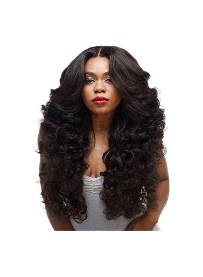 وصلة شعر طويلة أسود 72سم