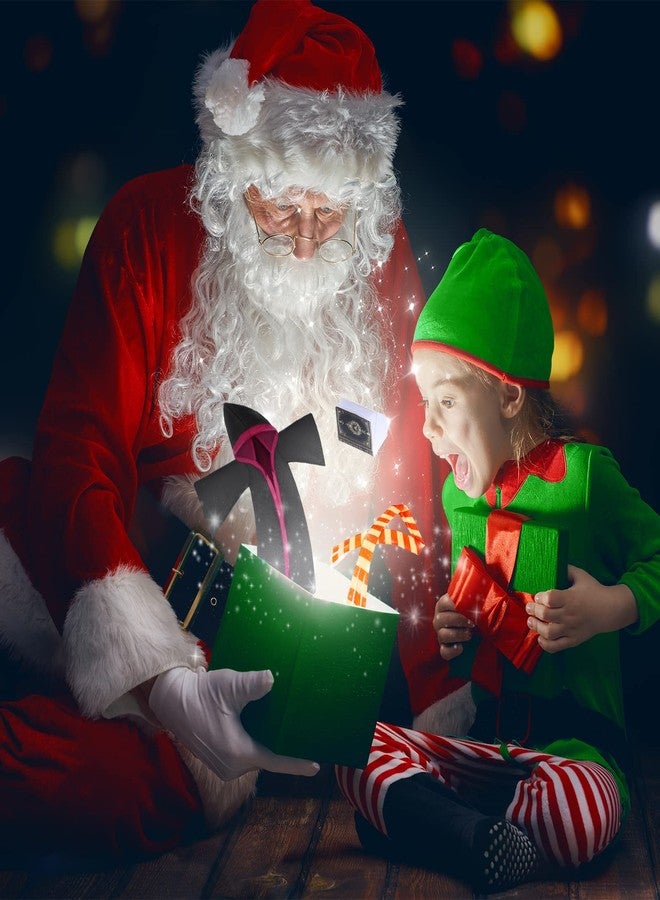 Harrycle Christmas Elf Magic Outfits Accessories Wizard Robe and Scarf Magic Book Decoration Wizard Clothes and Uniform Costume Christmas Elf Clothes Set Gift - Image 3