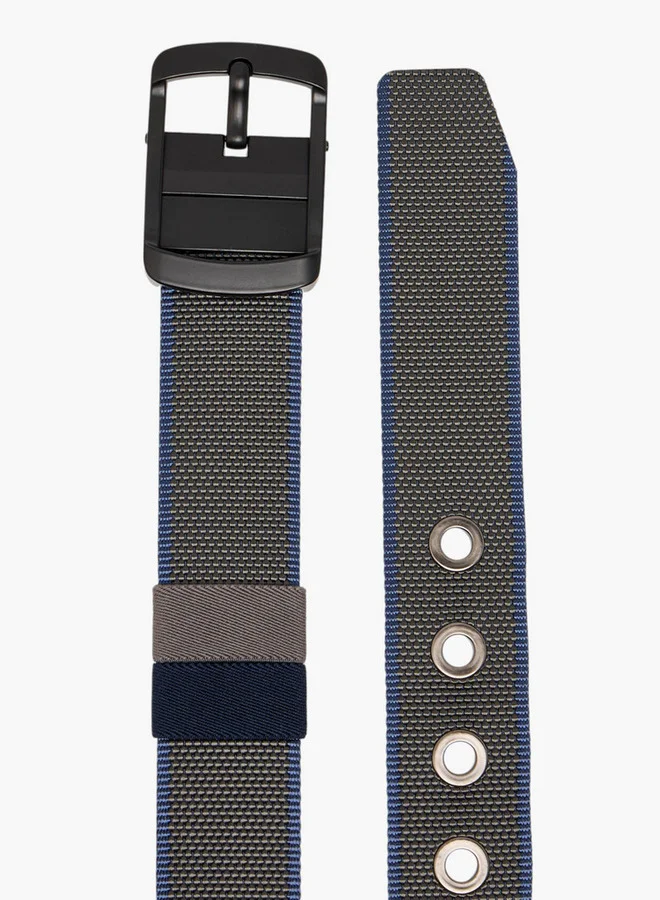 Lee Cooper Textured Belt with Pin Buckle Closure