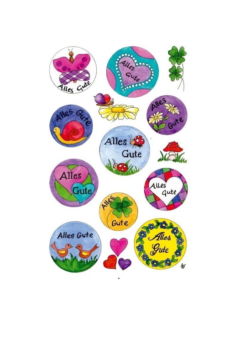 AVERY - 14-Piece Premium Decorative Sticker - Image 1