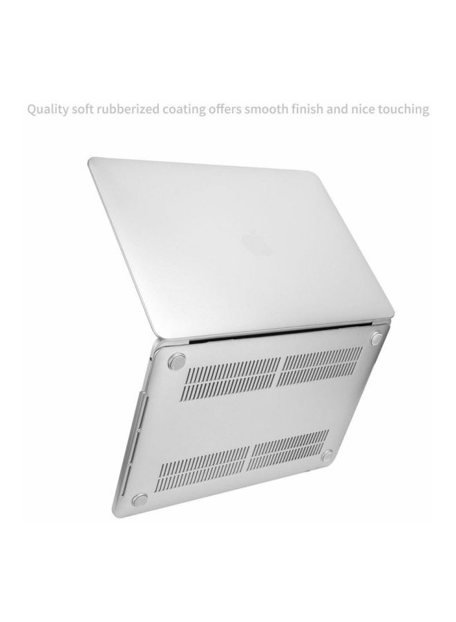 NIBEMINENT Protective Case Cover For Apple MacBook Pro 13.3-Inch (2016/2017) White/Black  - Image 2