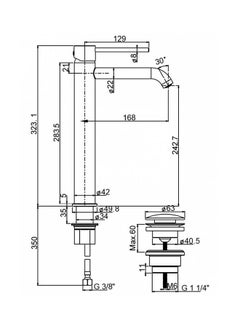 Single Lever Basin Mixer Xl 24 Cm Scala Chrome - pzsku/Z0575A8C11F9979849C76Z/45/_/1702214470/7126db97-566d-4646-953e-7c2d1b44f8f9