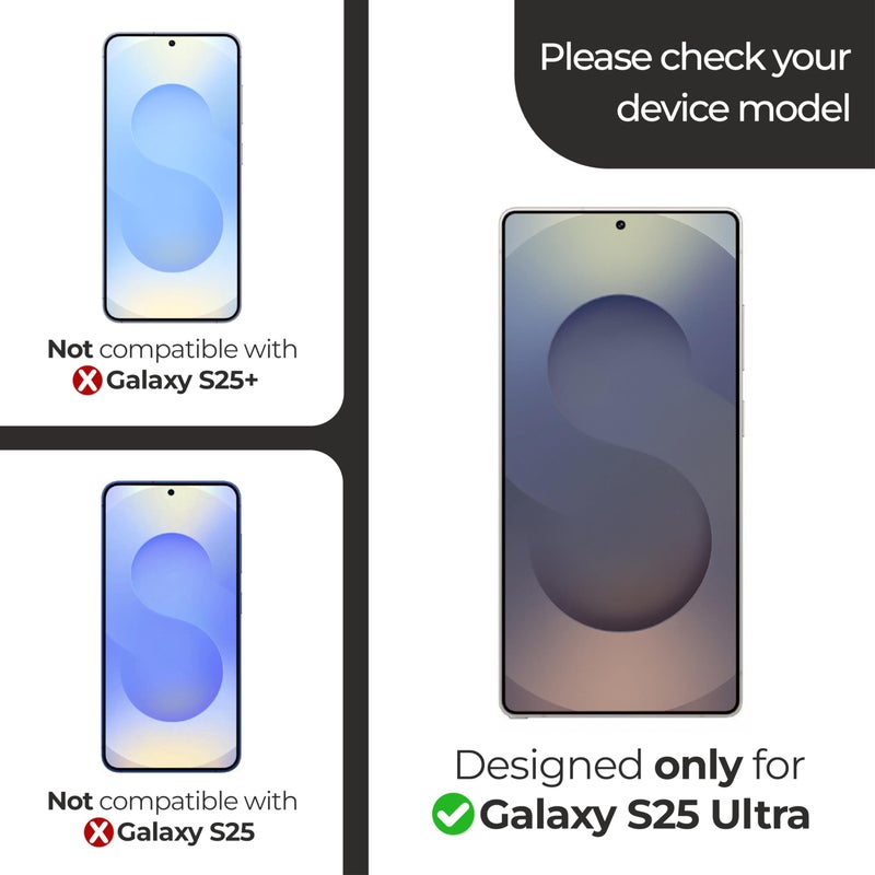 ArmorSuit 2 Pack for Samsung Galaxy S25 Ultra (6.9") Screen Protector Case Friendly MilitaryShield HD Clear Film - Made in the USA - Image 2