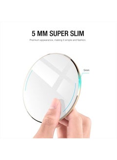 TOZO W1 Wireless Charger, 10W Qi-Certified Fast Charging Pad with Aviation Aluminum Computer Numerical Control Technology Compatible with iPhone 14 13 12 Series, Samsung Galaxy Series (NO AC Adapter)  - Image 5