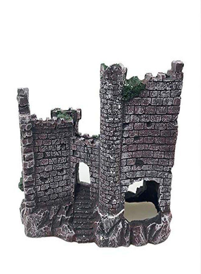Yimaa Large Fish Tank Decorations Castle Aquarium Decorations Large Resin Coral Castle Ornaments Fish House Breed Tank Decor for Marine Betta Fish Tank Landscape - Image 4