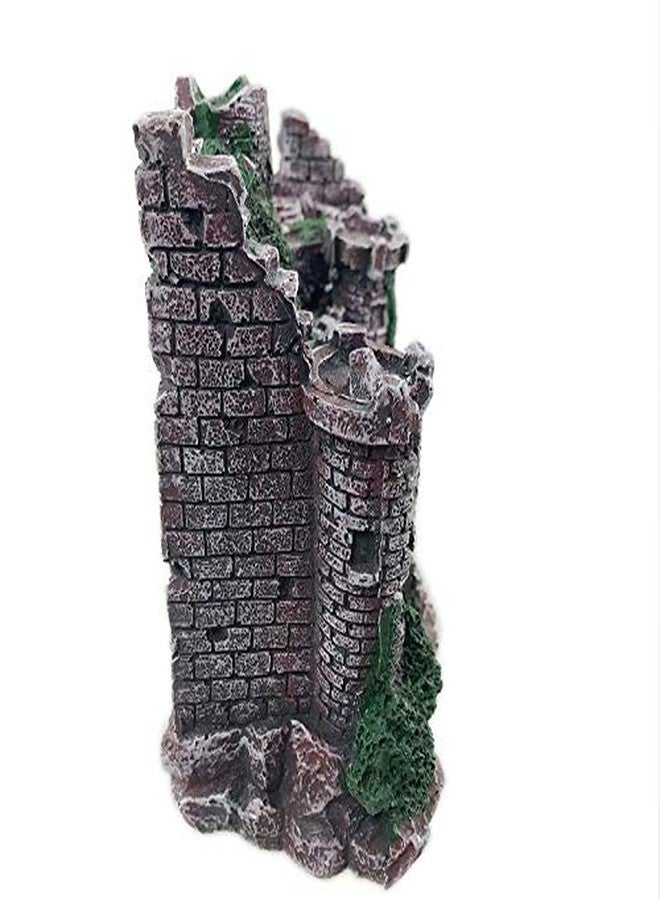 Yimaa Large Fish Tank Decorations Castle Aquarium Decorations Large Resin Coral Castle Ornaments Fish House Breed Tank Decor for Marine Betta Fish Tank Landscape - Image 5