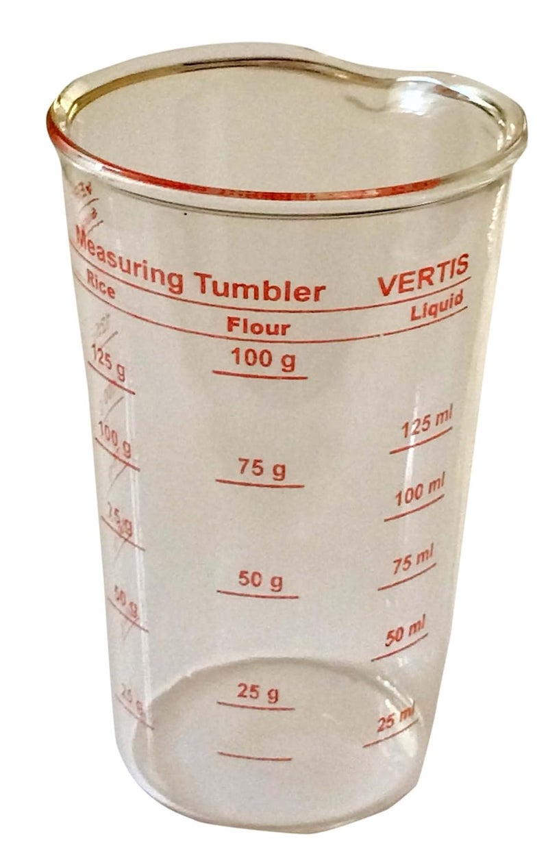 VERTIS Measuring Tumbler 0125L Borosilicate Glass - Image 2