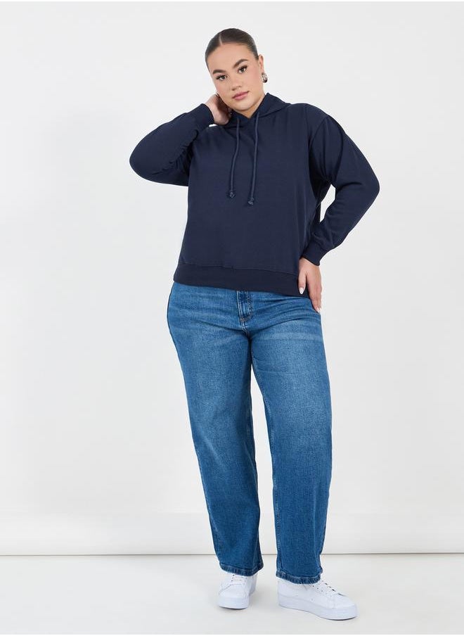 Styli - Plus Size Regular Fit Regular Length Plain Hoodie - Image 1