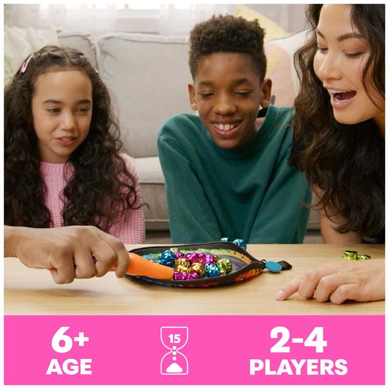 Spin Master Games ألعاب سبين ماستر، بيلز! لعبة المغناطيس العائلية السريعة مع عصا مغناطيسية وأجراس، حقيبة هدية مضمنة للمتعة أثناء التنقل، للأعمار 6 وما فوق - Image 2