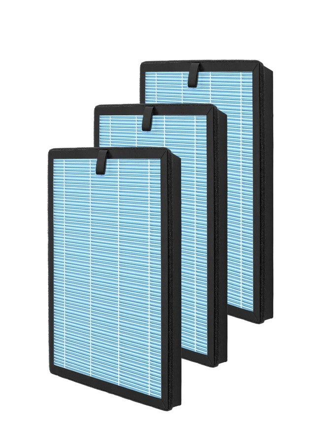 Netezza MJ005H Replacement Filter Fit For Pomoron MJ005H Air Purifier,4 in 1 True Filter for Dust Smoke Pet Dander, 3 Pack - Image 2