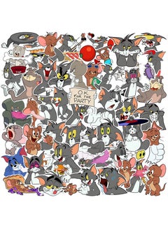 50-Piece Tom and Jerry Stickers